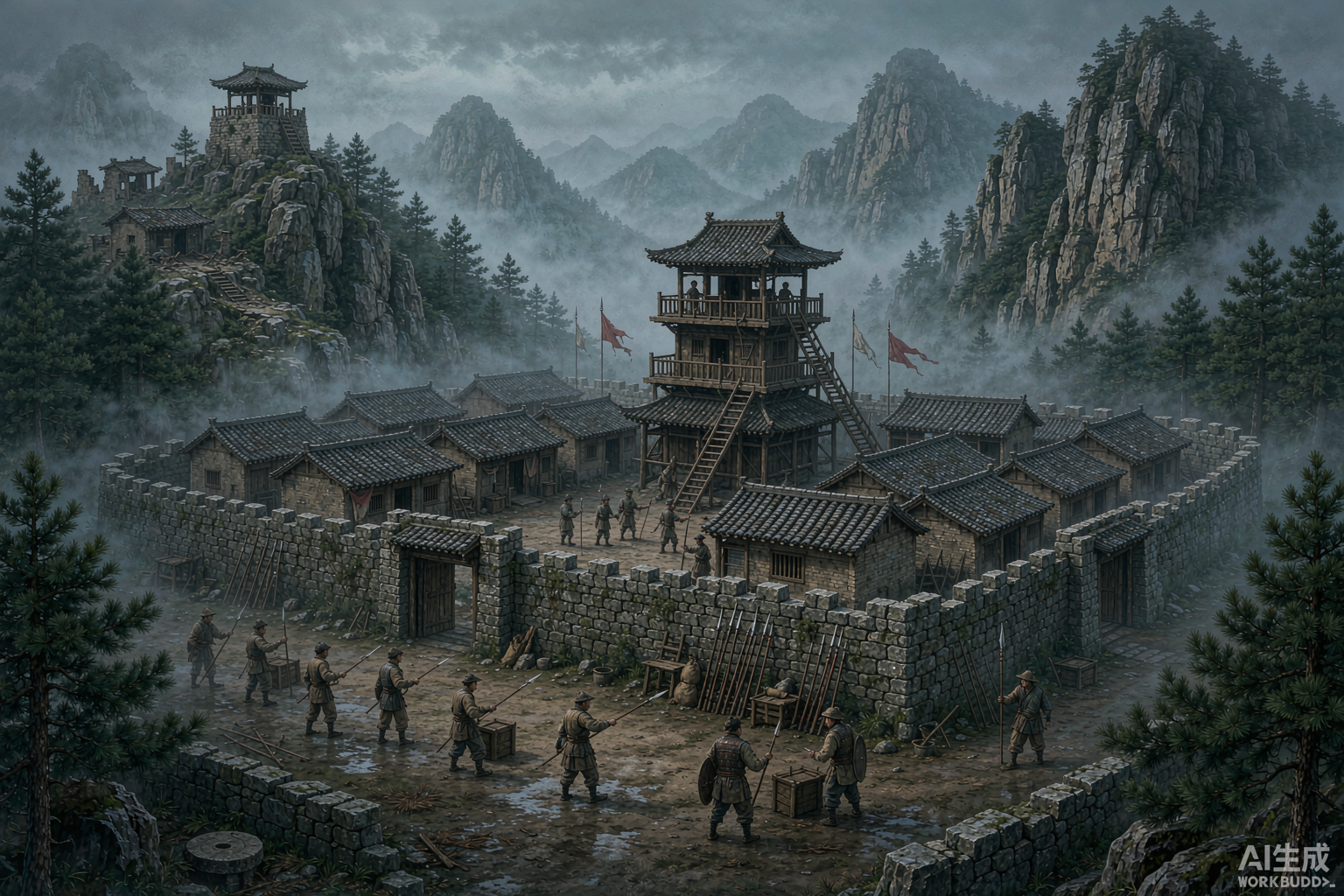 马槽屯二所驻寨复原